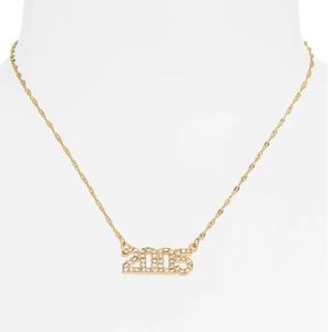 🌟5 for $25🌟 NWT Crystal Birth Year Pendant Necklace - 2005